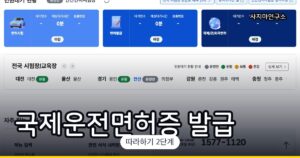 국제운전면허증 발급 방법 (온라인 신청·공항 발급)