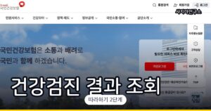 건강검진 결과 인터넷으로 확인하는 법 (국민건강보험)